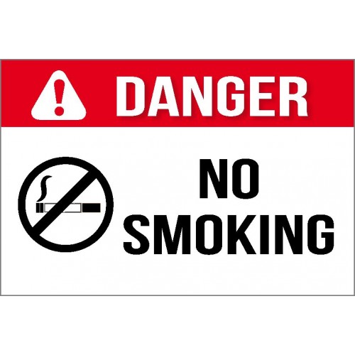 Danger - No Smoking Sign